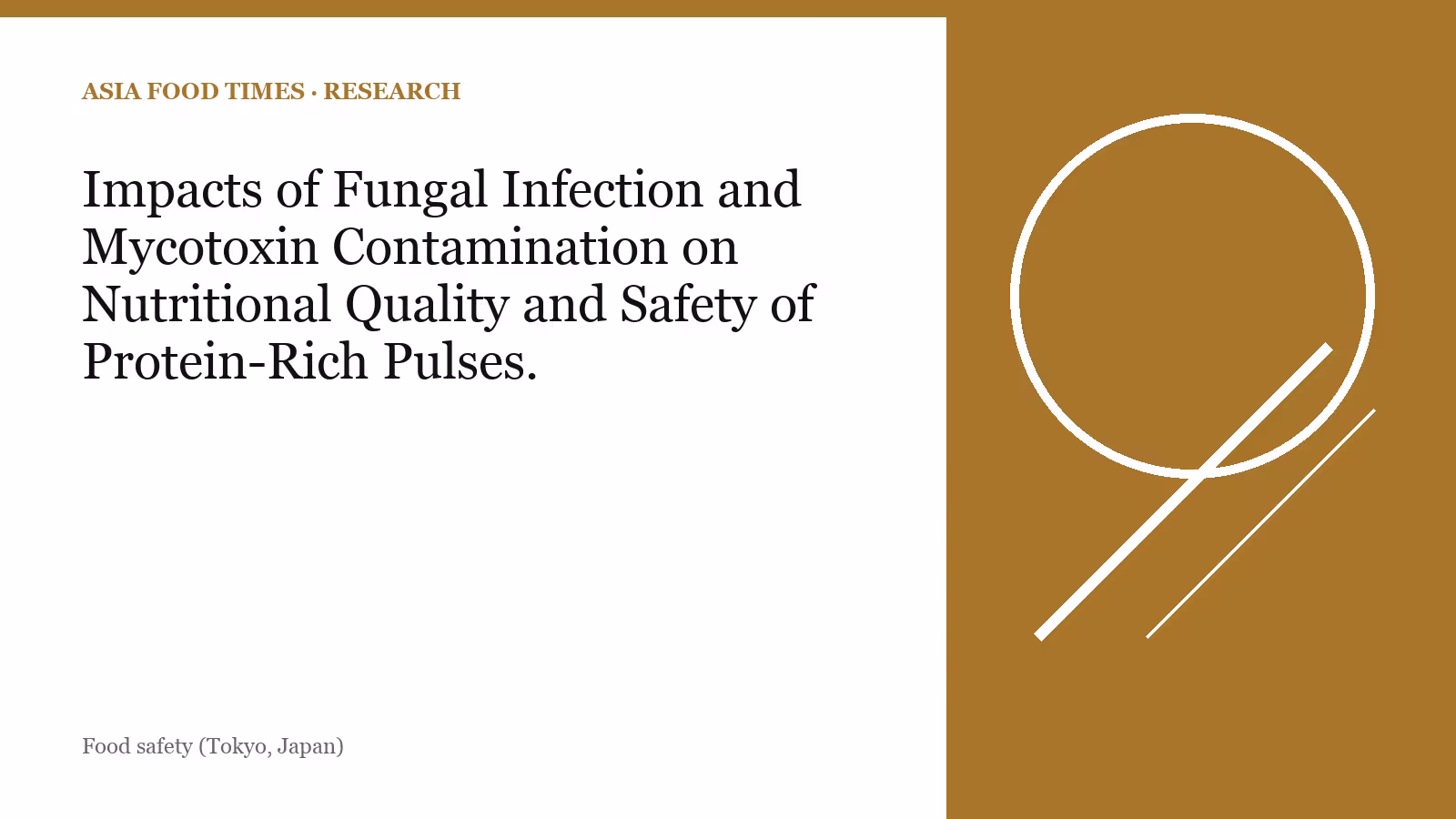 Impacts of Fungal Infection and Mycotoxin Contamination on Nutritional Quality and Safety of Protein-Rich Pulses.